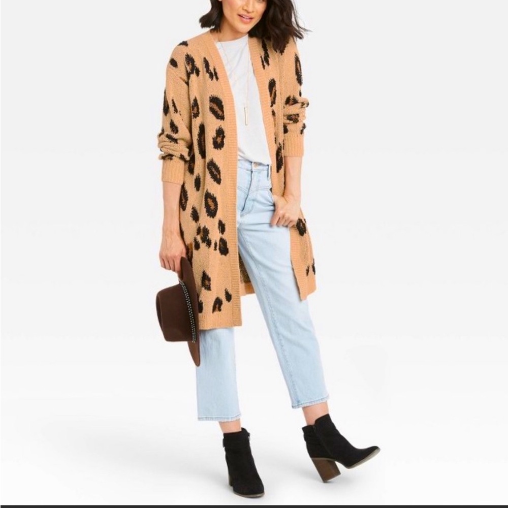 Knox Rose Leopard Print Cardigan